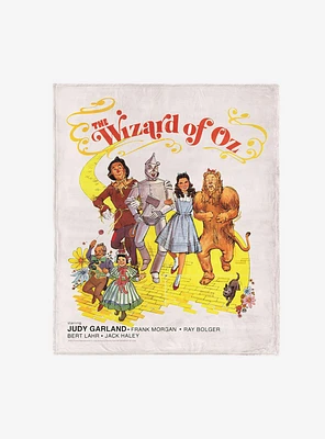 The Wizard of Oz Cast Poster Silk Touch Throw Blanket