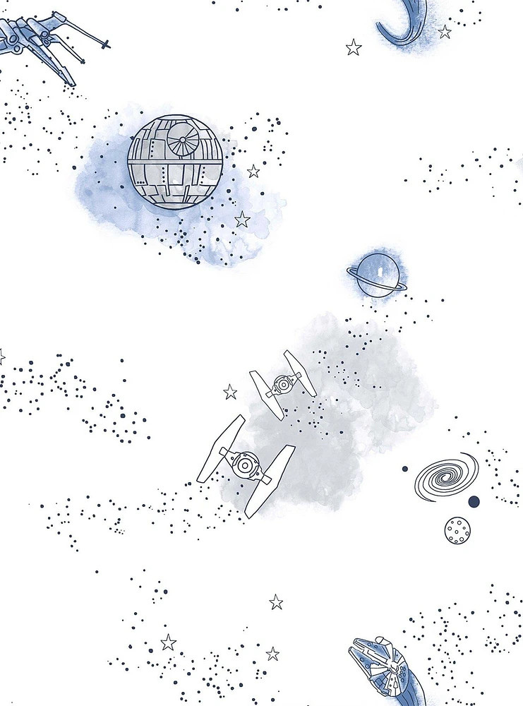 Star Wars Good Night Galaxy Peel & Stick Wallpaper