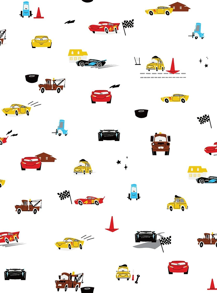 Disney Pixar Cars Racing Peel & Stick Wallpaper