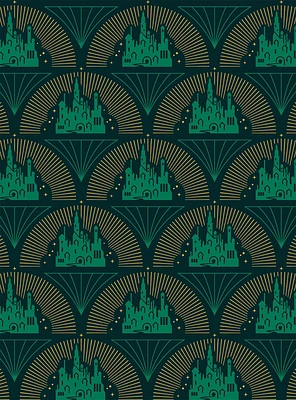Wicked Emerald City Peel & Stick Wallpaper