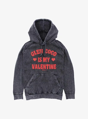 Mean Girls Glen Coco Is My Valentine Mineral Wash Hoodie