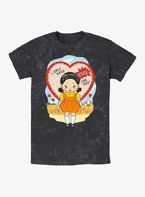 Squid Game I Only Have Eyes For You Mineral Wash T-Shirt
