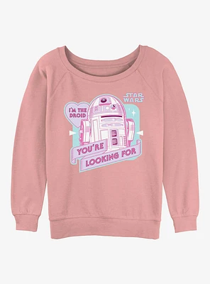 Star Wars Im The Droid Youre Looking For Womens Slouchy Sweatshirt