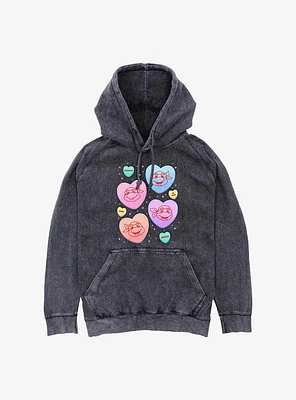 Teenage Mutant Ninja Turtles Heart Candy Faces Mineral Wash Hoodie