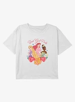 Disney Princess Best Gal Pals Youth Girls Boxy Crop T-Shirt