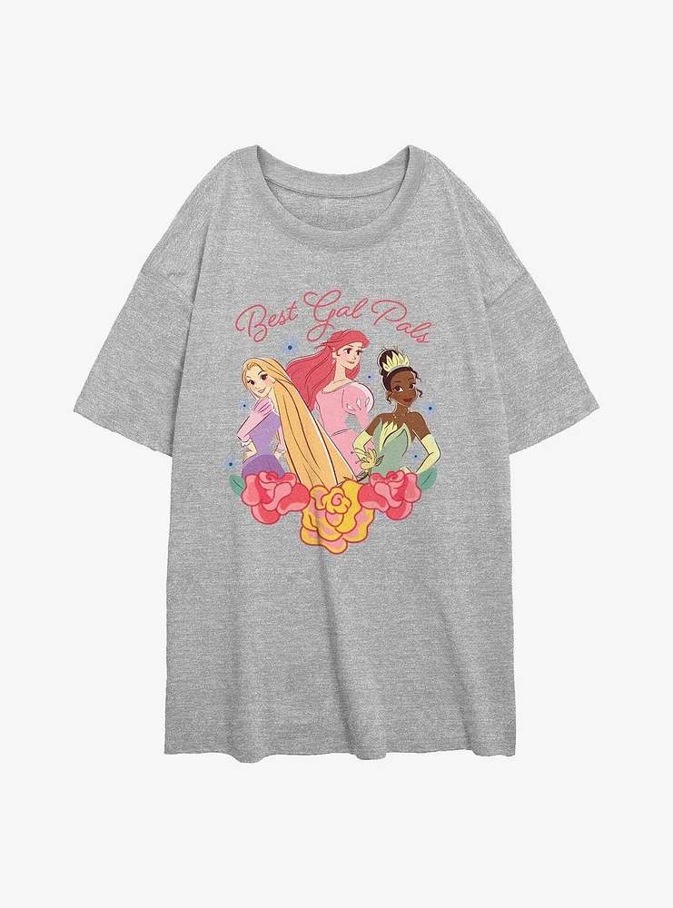 Disney Princess Best Gal Pals Womens Oversized T-Shirt