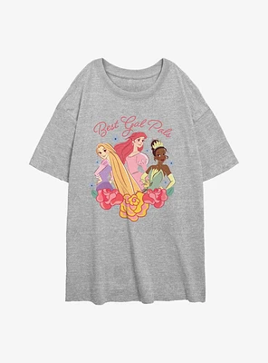 Disney Princess Best Gal Pals Womens Oversized T-Shirt