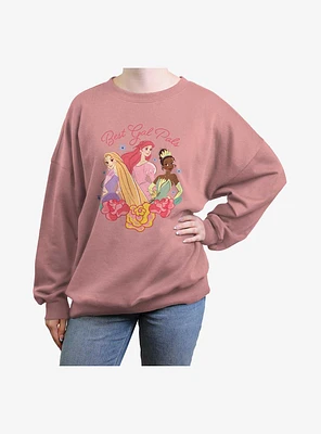 Disney Princess Best Gal Pals Womens Oversized Sweatshirt