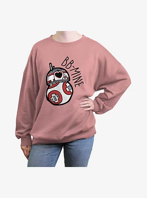 Star Wars Bb Mine Womens Oversized Sweatshirt