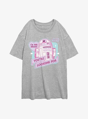 Star Wars Im The Droid Youre Looking For Womens Oversized T-Shirt