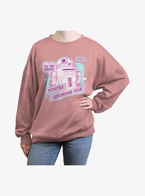 Star Wars Im The Droid Youre Looking For Womens Oversized Sweatshirt
