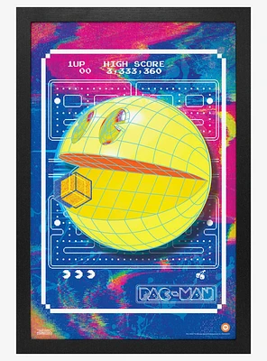 Pac-Man Shine On Pac-Man Framed Wall Art
