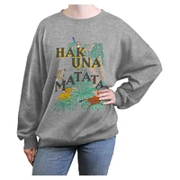 Disney The Lion King Hakuna Matata Vibes Womens Oversized Sweatshirt