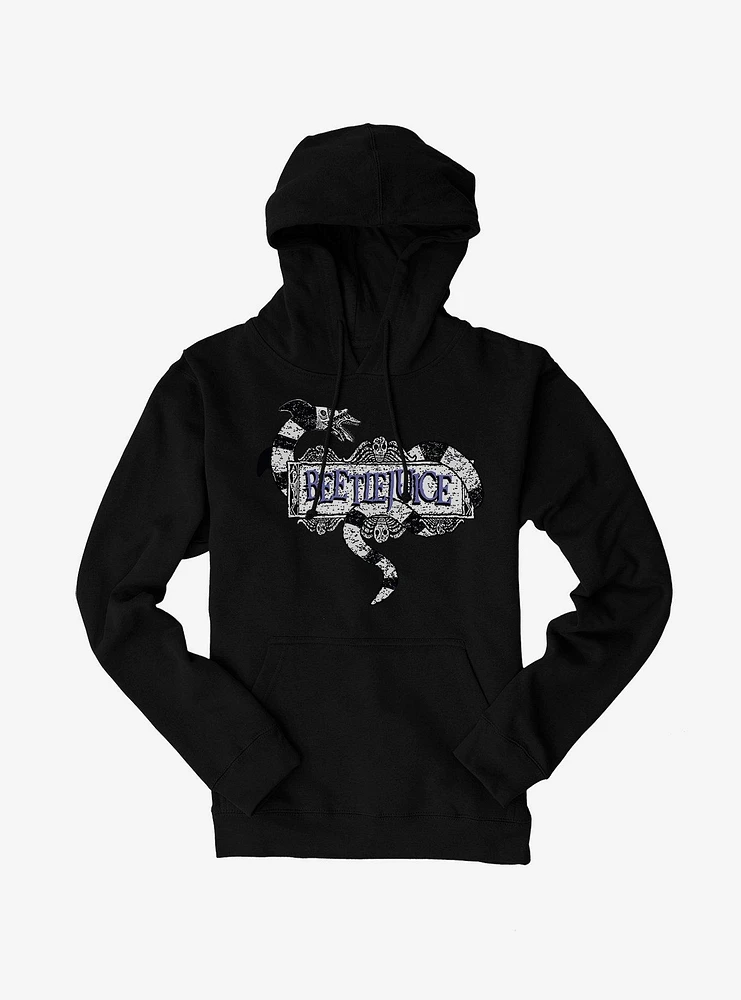 Beetlejuice Sandworm Logo Hoodie