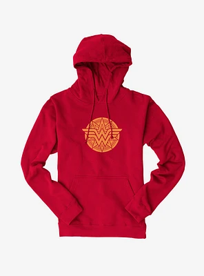DC Comics Wonder Woman Circle Logo Star Hoodie