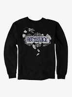 Beetlejuice Sandworm Logo Sweatshirt