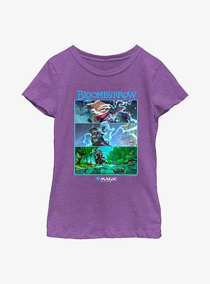 Magic: The Gathering Bloomburrow Otters Youth Girls T-Shirt
