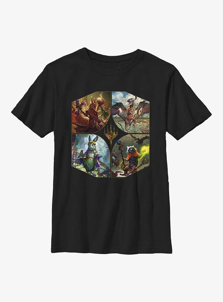 Magic: The Gathering Bloomburrow Commander Set Youth T-Shirt
