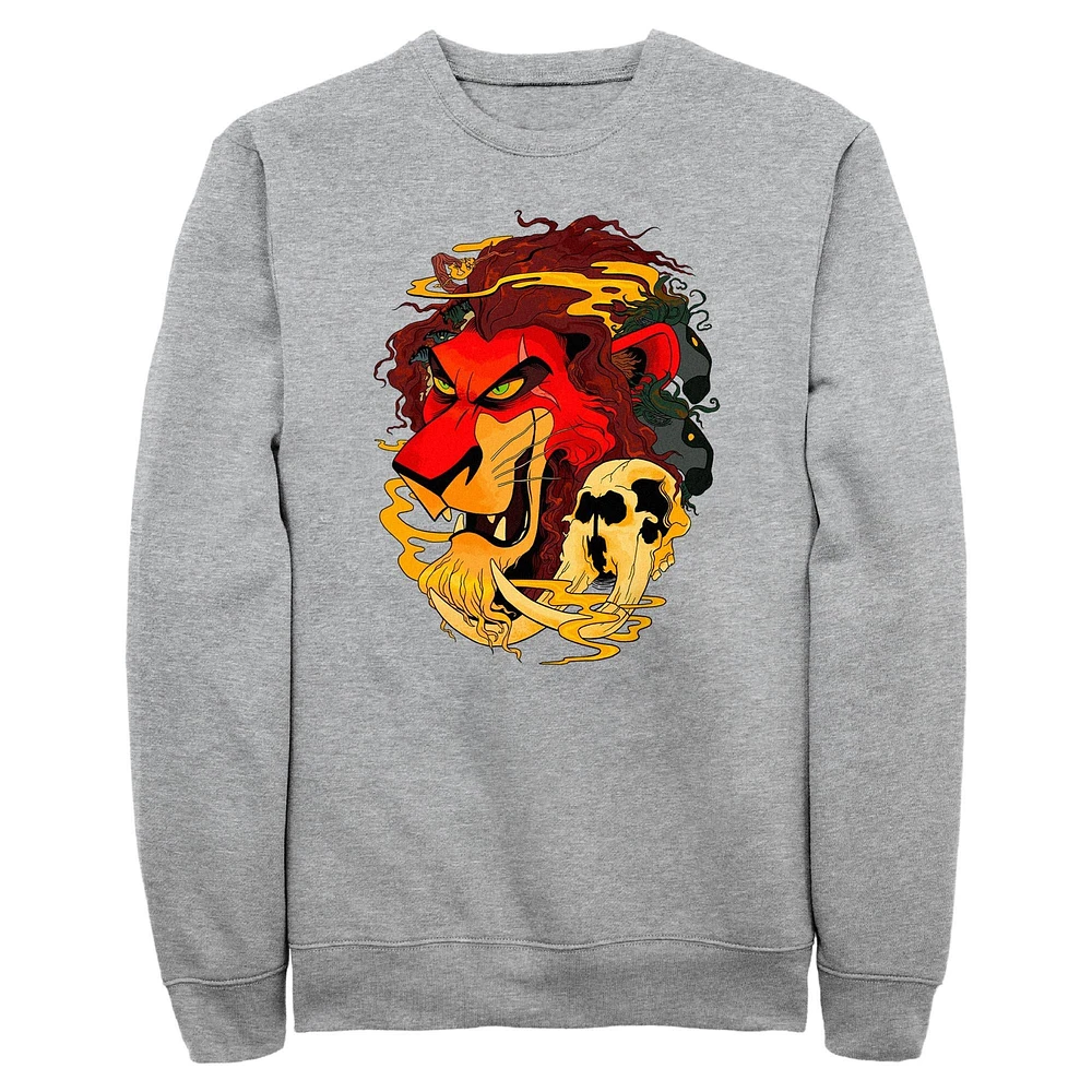 Disney The Lion King Scar Smoke Waves Sweatshirt