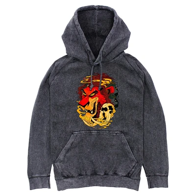 Disney The Lion King Scar Smoke Waves Mineral Wash Hoodie
