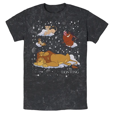 Disney The Lion King On Constellations Mineral Wash T-Shirt