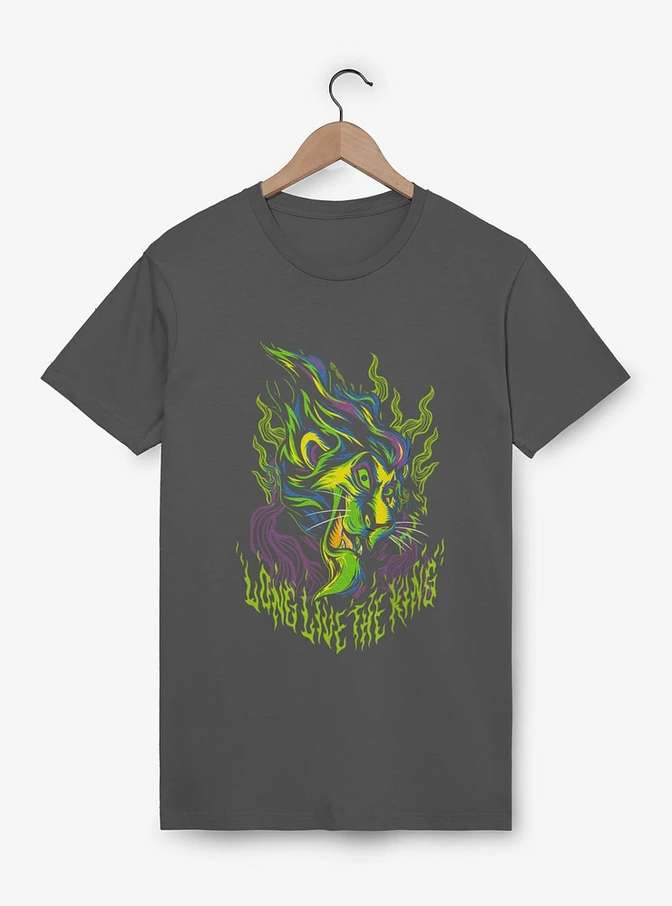 Disney The Lion King Long Live Scar Metal Garment Dye T-Shirt
