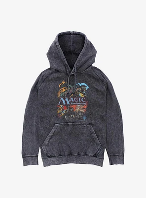 Magic: The Gathering Vintage Collage Mineral Wash Hoodie