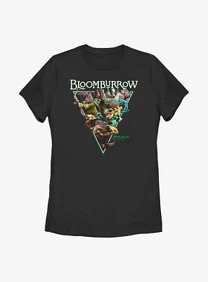Magic: The Gathering Bloomburrow Critters Womens T-Shirt