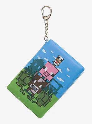 Minecraft Animals Notepad Keychain