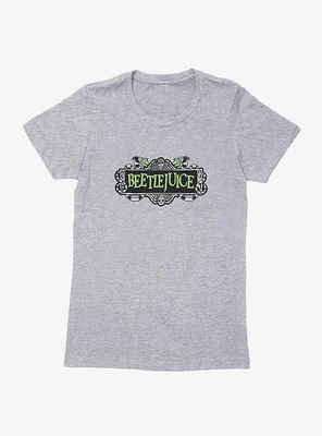 Beetlejuice Green Logo Womens T-Shirt