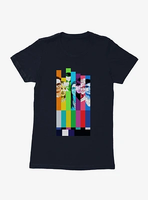 The Big Bang Theory Vertical Lines Womens T-Shirt