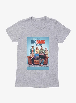The Big Bang Theory Sofa Portrait Womens T-Shirt