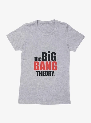 The Big Bang Theory Logo Womens T-Shirt