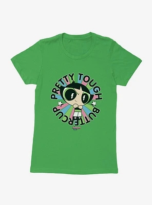 Powerpuff Girls Pretty Tough Buttercup Womens T-Shirt