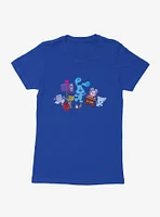 Blue's Clues Group Cheer Womens T-Shirt