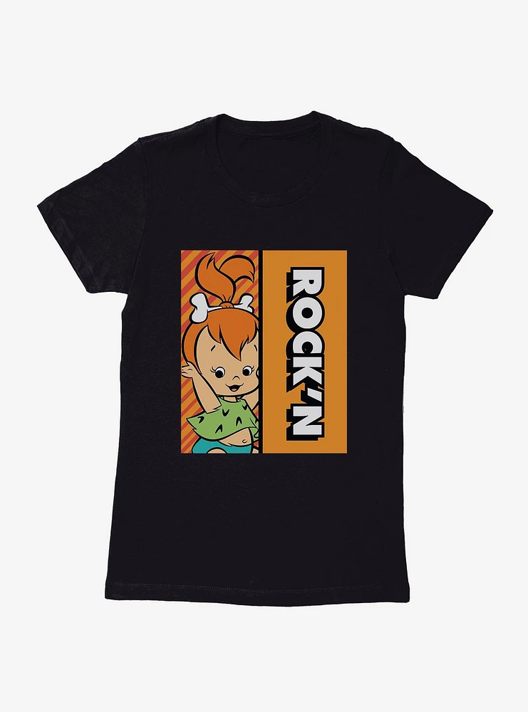 The Flintstones Rock'n Pebbles Womens T-Shirt