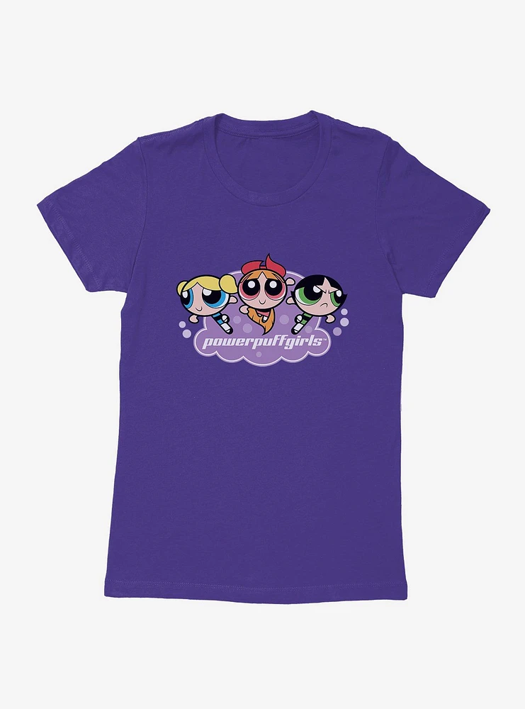 The Powerpuff Girls Team Logo Womens T-Shirt