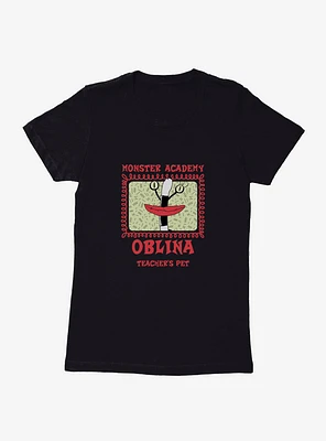 Aaahh!!! Real Monsters Oblina Teacher's Pet Womens T-Shirt