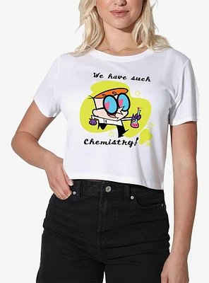 Dexter's Laboratory We Have Such Chemistry Women's Crop Top T-Shirt