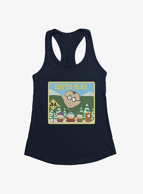 South Park Bus Stop Womens Tank Top