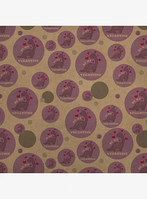 Be My Vegantine Valentine Vegan Premium Kraft Wrapping Paper