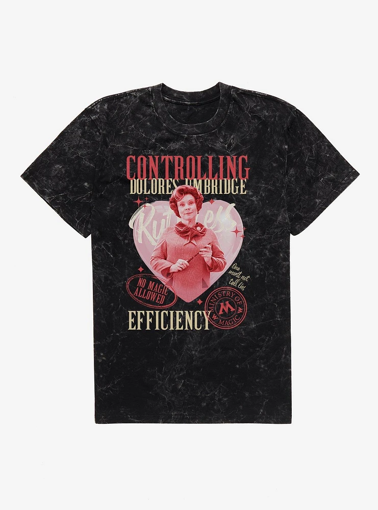 Harry Potter Controlling Dolores Umbridge Mineral Wash T-Shirt