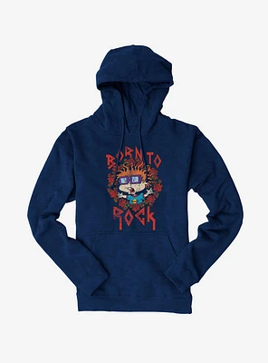 Rugrats Chuckie Born To Rock Hoodie