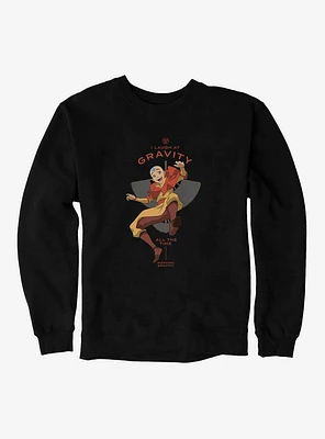 Avatar: The Last Airbender Aang Laugh At Gravity Sweatshirt