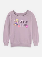 Disney Lizzie McGuire Pop Logo Womens Slouchy Sweatshirt