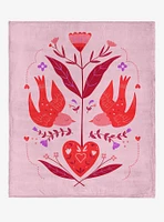Flying Birds 60x80" Silk Touch Throw Blanket