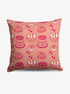 Valentine's Day Cakes Throw Pillow