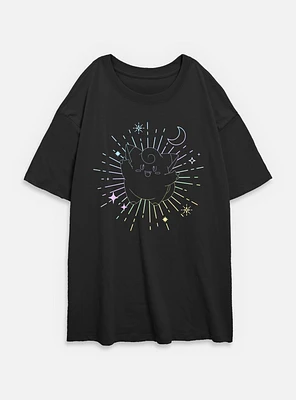 Pokemon Celestial Clefairy Womens Oversized T-Shirt