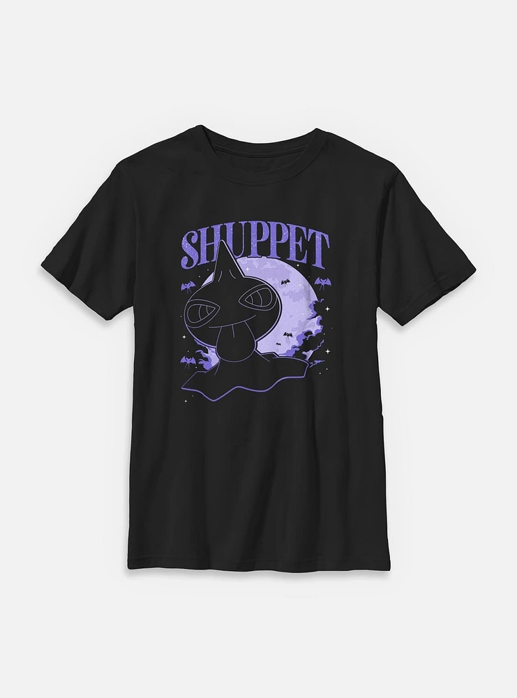 Pokemon Shuppet Sppoky Vibes Youth T-Shirt