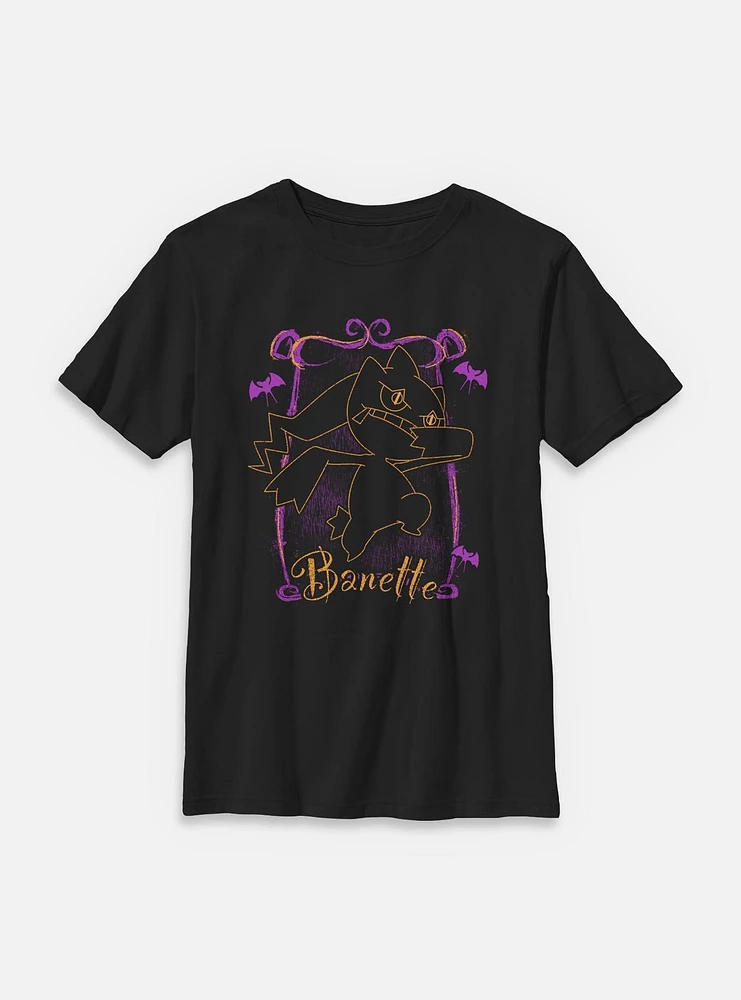 Pokemon Banette Spooky Frame Youth T-Shirt